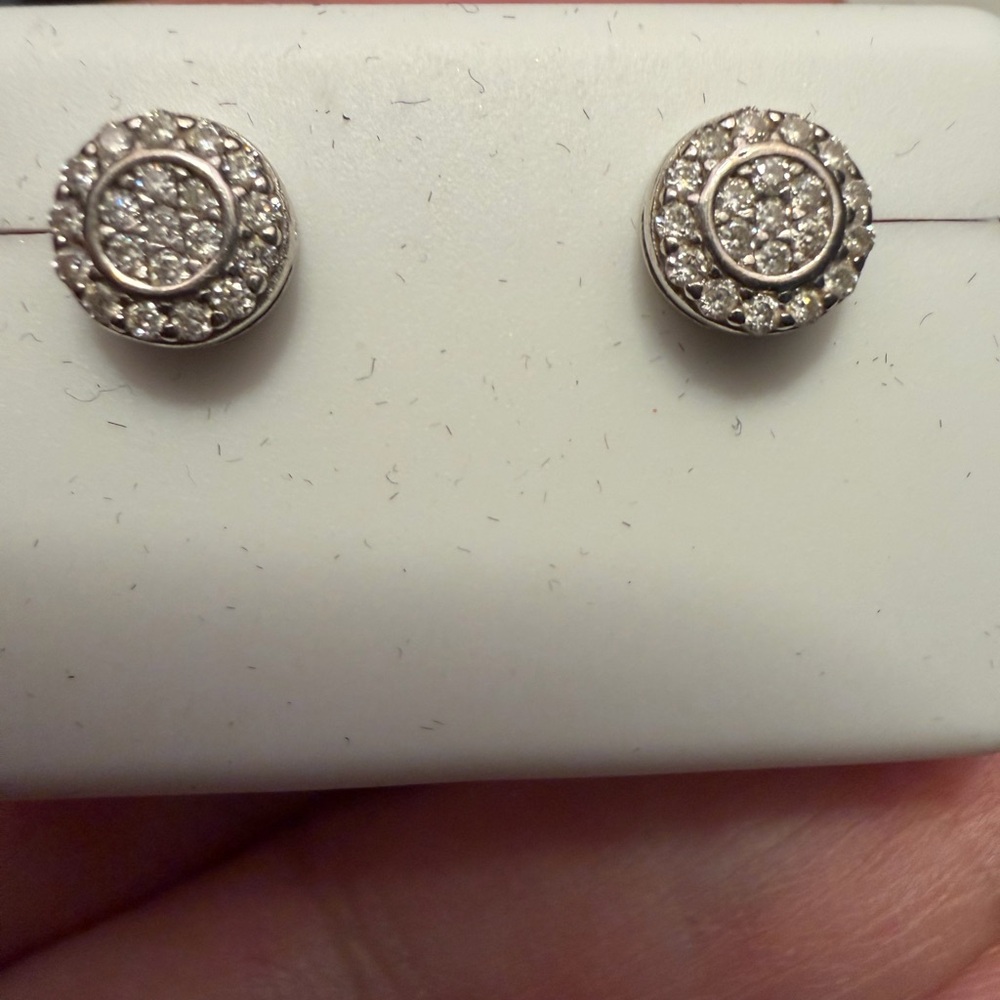 Moissanite 0.50 ct 925 earrings